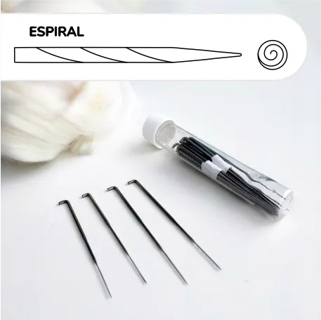 Aguja Espiral felting