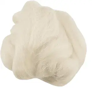 Lana blanca para relleno
